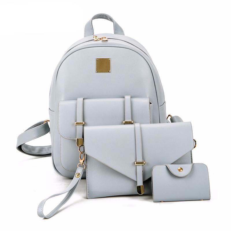 Girl's PU Leather Backpack