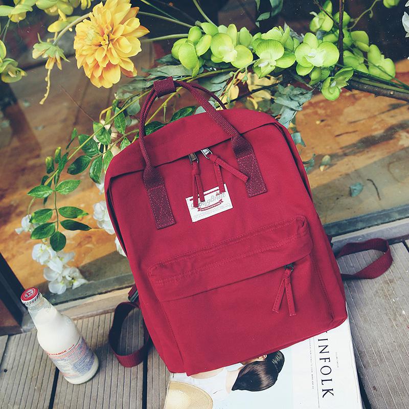 Cotton Fabric Backpack