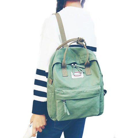 Cotton Fabric Backpack