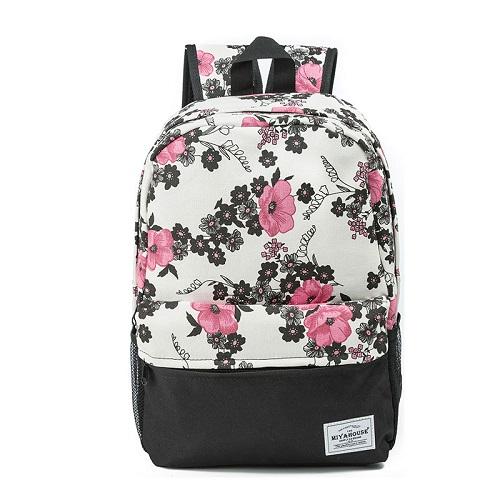 Floral Printed Backpack