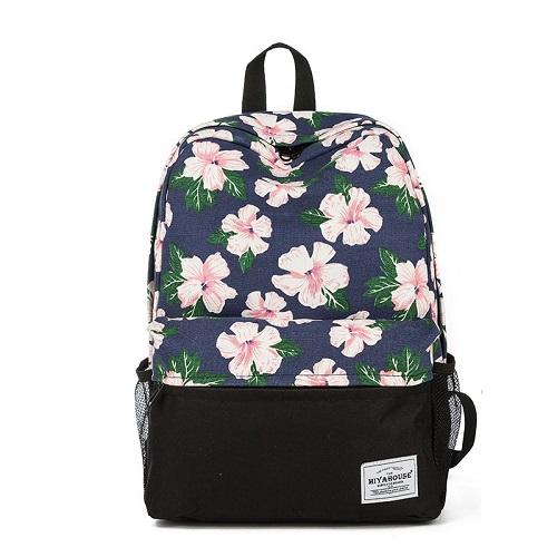 Floral Printed Backpack