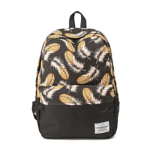 Floral Printed Backpack