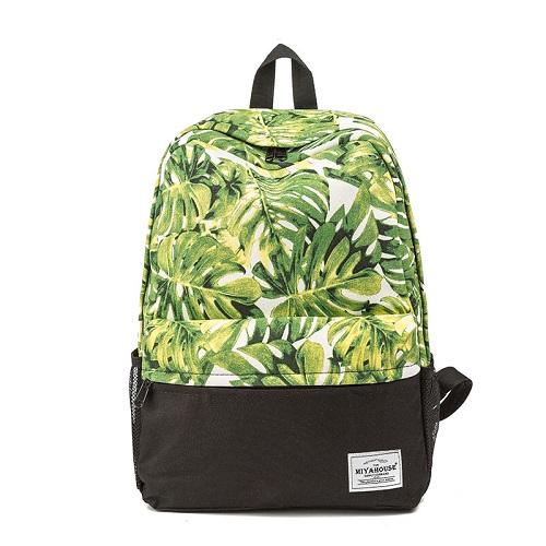 Floral Printed Backpack