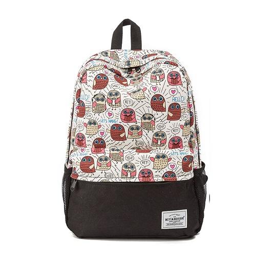 Floral Printed Backpack